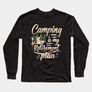 Camping Long Sleeve T-Shirt